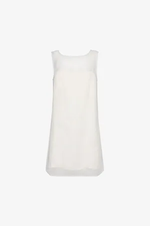 Reformation Vina Scoop-neck Woven Mini Dress