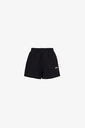 ROTATE Embroidered Organic Cotton-jersey Shorts