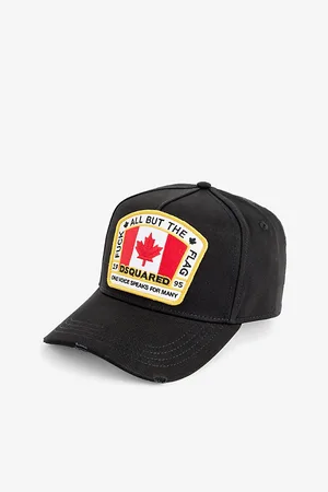 Dsquared2 Canadian Flag-embroidered Cotton-canvas Baseball Cap