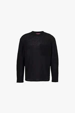 THE ELDER STATESMAN Nimbus Cashmere and Cotton-blend Jumper