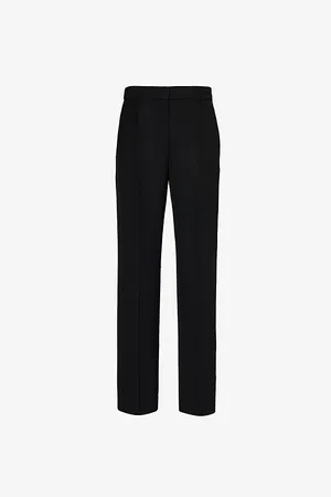 Totême Straight-leg Mid-rise Polyester and Wool-blend Trousers