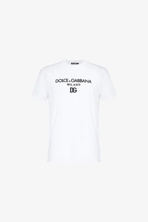 Dolce & Gabbana Milano Brand-print Cotton-jersey T-shirt