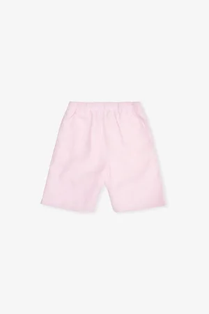 The Pangaia Regular-fit Elasticated-waistband Linen Shorts 3-12 Years