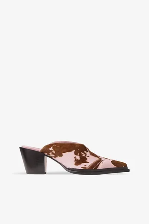 Jimmy Choo Cece Cow-print Leather Heeled Mules
