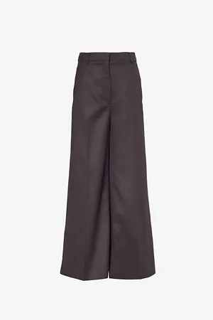 Stella McCartney Wide-leg High-rise Wool Trousers