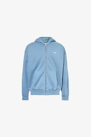 Obey Embroidered Cotton-jersey Hoody