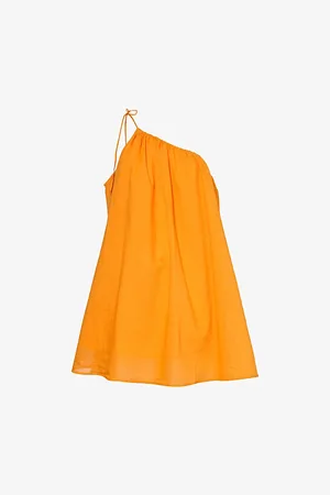 Seafolly Rio One-shoulder Cotton Mini Dress