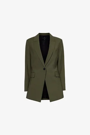 THEORY Trace Boxy-fit Wool-blend Blazer