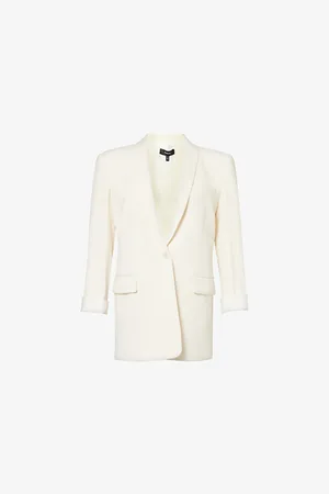 THEORY Shawl-collar Crepe Blazer