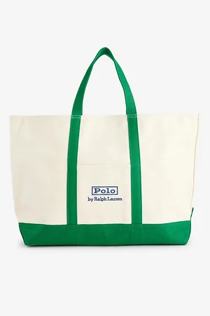 Ralph Lauren Polo Logo-embroidered Cotton-canvas Tote Bag
