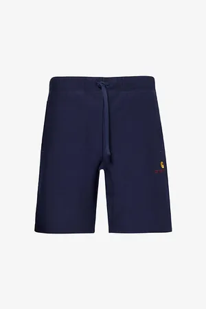 Carhartt Script Logo-embroidered Cotton-blend Shorts