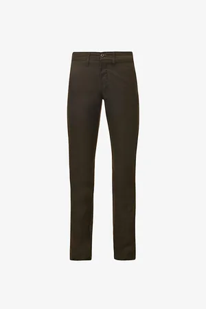 Carhartt Sid Tonal-stich Slim-leg Cotton-blend Trousers