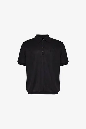HONOR THE GIFT Logo-embroidered Knitted Polo Shirt