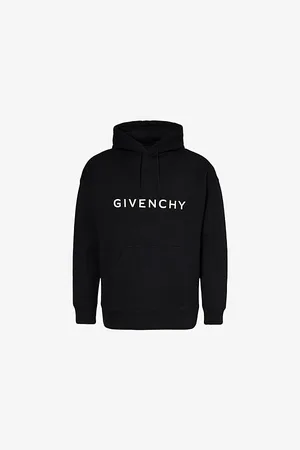 Givenchy Brand-print Slim-fit Cotton-jersey Hoody