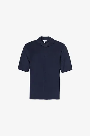 Sunspel Camp-collar Regular-fit Toweling Cotton Shirt
