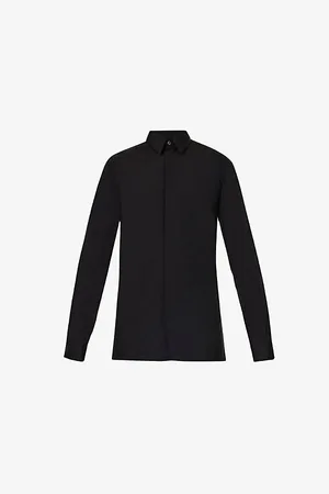 Givenchy 4g Logo-embroidered Cotton Shirt