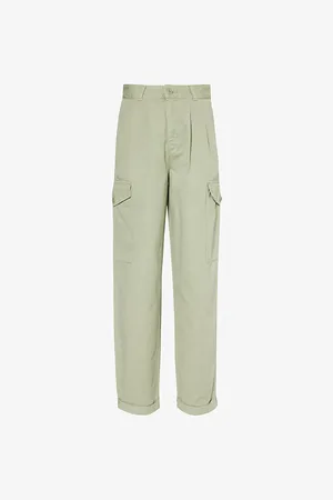 Carhartt Collins Tapered-leg Mid-rise Organic-cotton Trousers