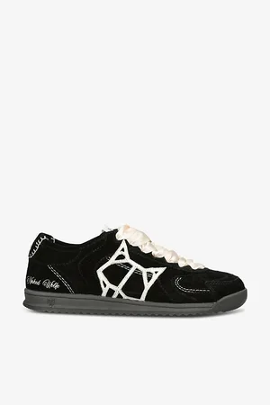 Naked Wolfe Exposure Logo-embroidered Suede Low-top Trainers
