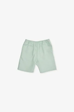 The Pangaia Regular-fit Elasticated-waistband Linen Shorts 3-12 Years