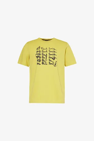Paul Smith Wavy Logo-print Organic-cotton T-shirt