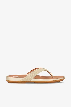 FitFlop Gracie Two-toned Woven Flip Flops