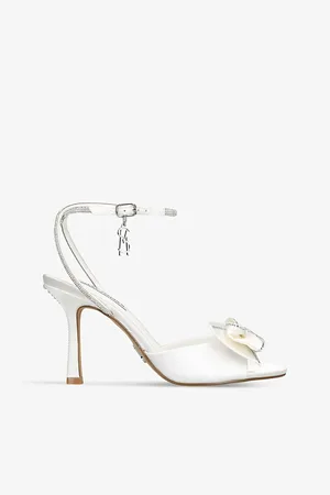 Steve Madden Ever After Bow Satin Sandals
