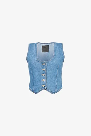 Givenchy Voyou Slim-fit Denim Gilet