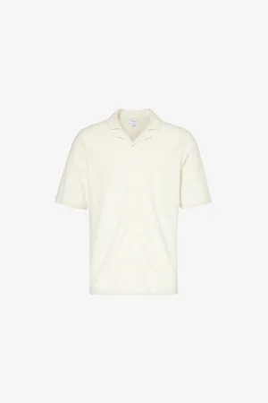 Sunspel Relaxed-fit Short-sleeve Cotton-terry Shirt