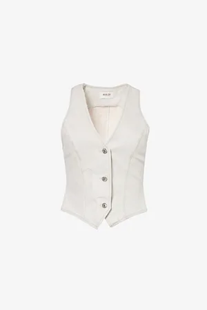 AGOLDE Heller V-neck Denim Vest