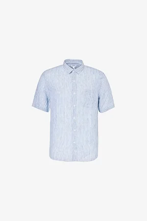 Sunspel Relaxed-fit Short-sleeve Linen Shirt