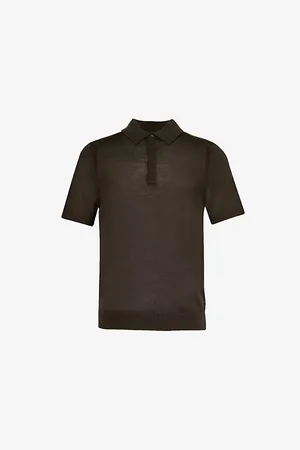 Paul Smith Short-sleeve Knitted Wool Polo Shirt