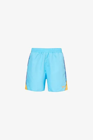 Speedo Logo-embroidered Relaxed-fit Recycled-polyester Swim Shorts