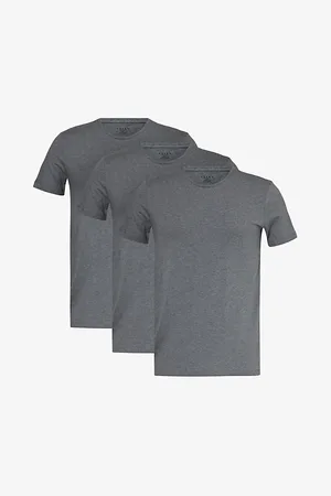 Falke Crewneck Ribbed-trim Cotton-blend Jersey T-shirts Pack of Two