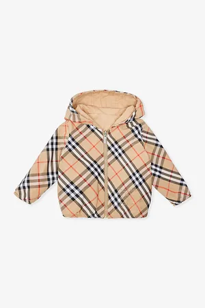 Burberry Rufus Check-print Cotton Jacket 12 Months-2 Years