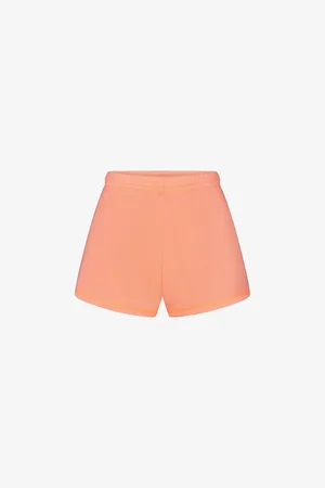 SKIMS Light French Terry Relaxed-fit Cotton-blend Shorts