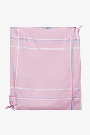 Prada Checked Cotton Skirt