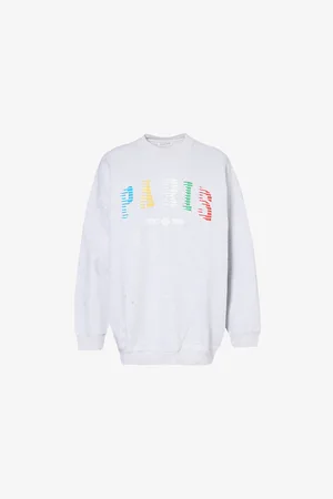 ANINE BING Paris Logo-print Cotton-jersey Sweatshirt