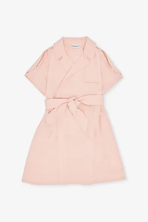 Burberry Chloe Patch-pocket Cotton-blend Dress 3-14 Years