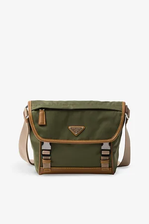 Prada Re-nylon and Leather Shoulder Bag
