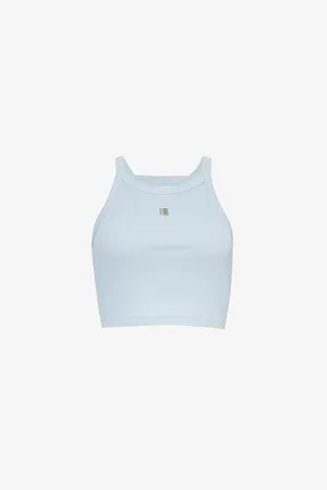 Givenchy 4g Logo-plaque Stretch-cotton Jersey Top