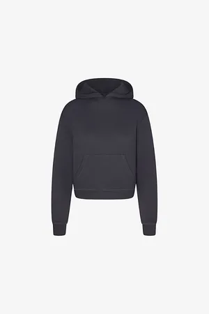 SKIMS Light French Terry Relaxed-fit Cotton-blend Hoody