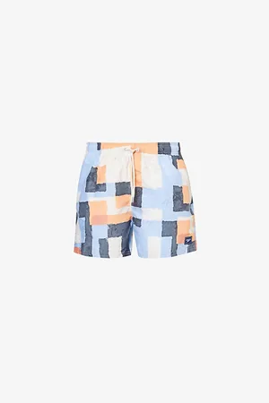 Speedo Graphic-print Relaxed-fit Recycled-polyester Swim Shorts