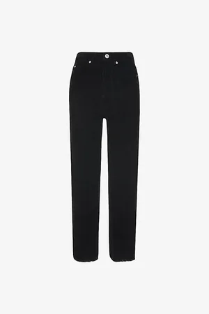 Whistles Corduroy-textured Barrel-leg High-rise Jeans