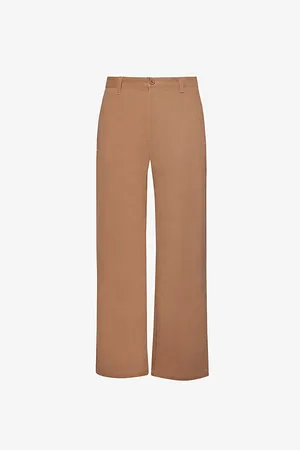 New Era Straight-leg High-rise Stretch-woven Trousers