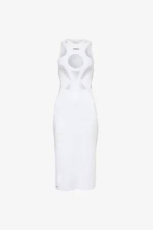 COPERNI Puma X Fitted Stretch-jersey Midi Dress