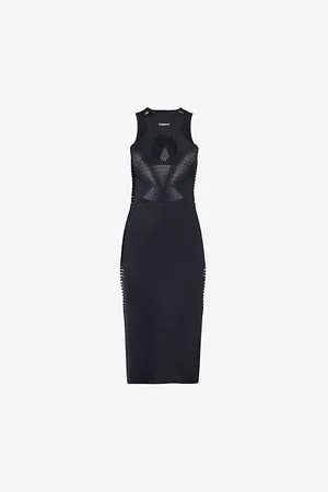 COPERNI Puma X Brand-print Stretch-jersey Midi Dress