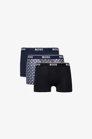 HUGO BOSS Pack of Three Cotton-blend Jersey Trunks