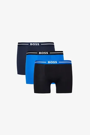 HUGO BOSS Pack of Three Cotton-blend Jersey Trunks