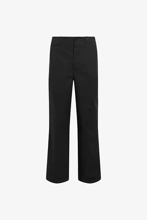 AllSaints Jovi Relaxed-fit Wide-leg Stretch Organic-cotton Trousers