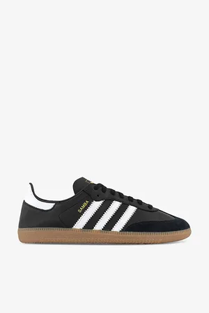 adidas Samba Collapsible Leather and Suede Low-top Trainers